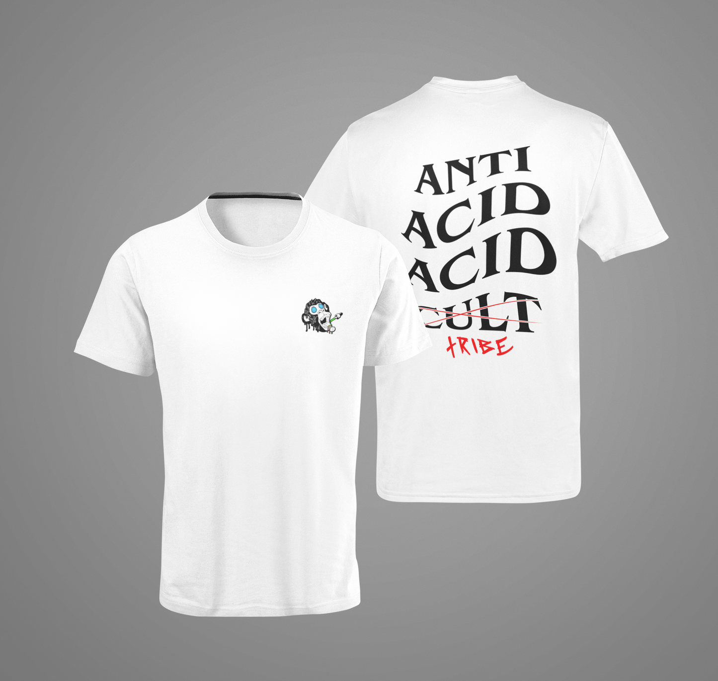 Anti Acid Acid Tribe Unisex T-Shirt (White)